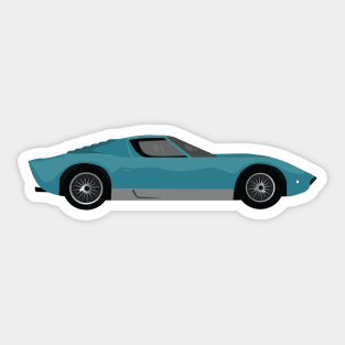 Lambo Miura Sticker